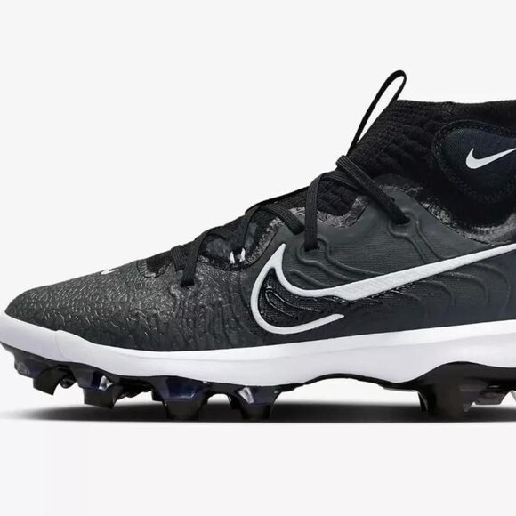 NWT Nike Men's Alpha Huarache NXT Metal Baseball Cleats - Picture 3 of 8